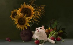 向日葵和猫代表什么寓意？
