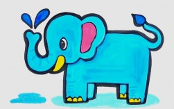 画大象涂什么颜色好看？