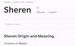 Sharon英文名怎么念？（sharon的含义）