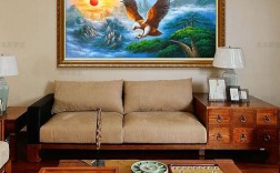 请问客厅墙壁上挂老鹰图好吗？