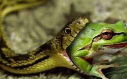 蛇吃青蛙为什么不能看