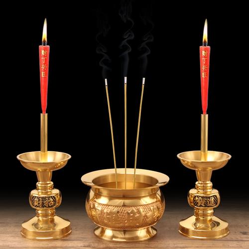 祭祀时香烛与祭品怎么放？-图1