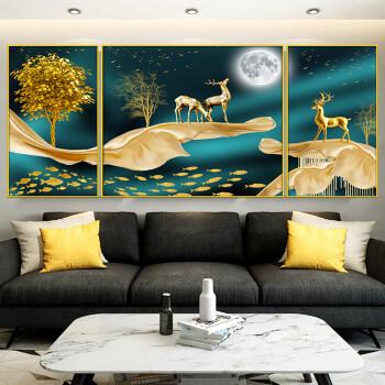 为什么好多客厅挂的沙发墙画有鹿？（家中挂鹿的含义）-图3